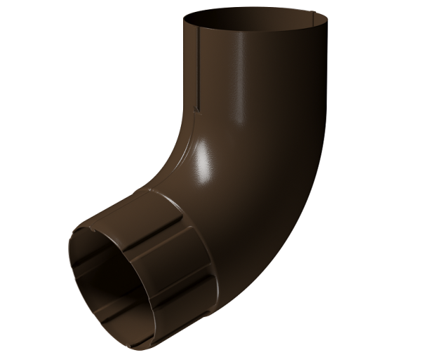 Колено 72° D90 Döcke STAL PREMIUM Каштан, (RAL 8017) купить в Иркутске
