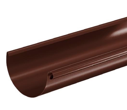 Водосток Aquasistem, система 150/100 - Водосточный желоб 3.00м RAL 8017 Коричневый купить в Иркутске