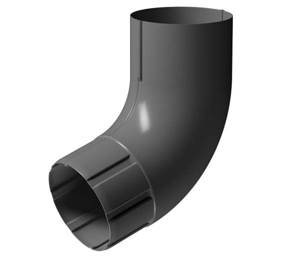 Колено 72° D90 Döcke STAL PREMIUM Графит, (RAL 7024) купить в Иркутске