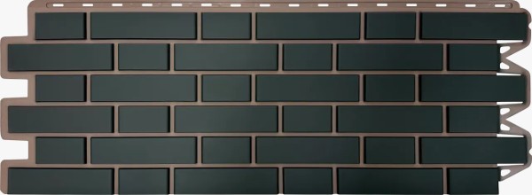 Фасадная панель Альта-Профиль, Кирпич Клинкерный, Графит купить в Иркутске