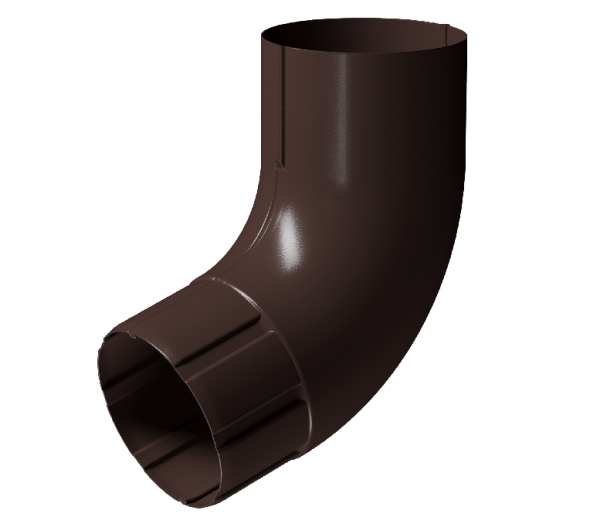 Колено 72° D90 Döcke STAL PREMIUM Шоколад, (RAL 8019) купить в Иркутске