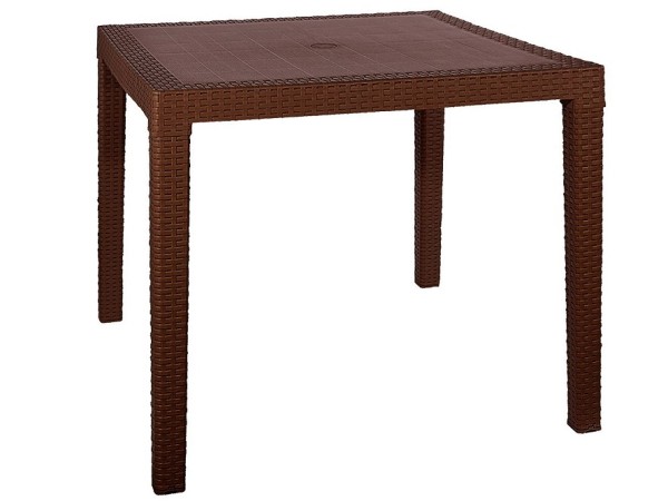 Стол квадратный FIJI Quatro Table Коричневый купить в Иркутске