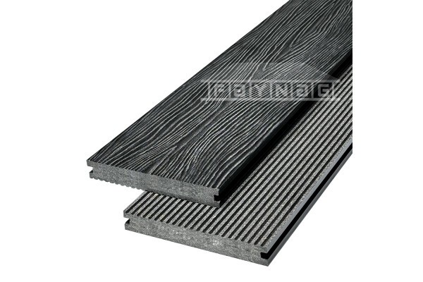 Террасная доска из ДПК Faynag Premium Massive 3D — Кварц купить в Иркутске