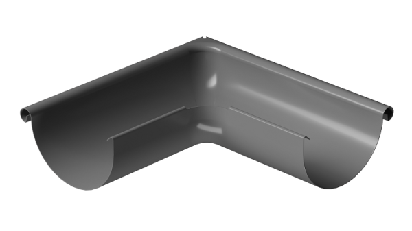 Угол внешний 90° D125 Döcke STAL PREMIUM Графит, (RAL 7024) купить в Иркутске