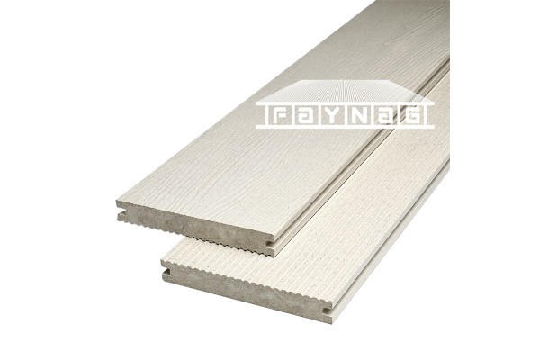 Террасная доска из ДПК Faynag Premium Massive 3D — Слоновая кость купить в Иркутске