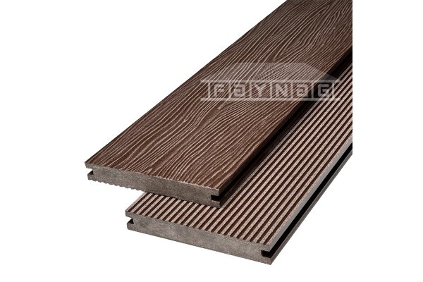Террасная доска из ДПК Faynag Premium Massive 3D — Шоколад купить в Иркутске