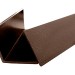 Уголок ДПК для сайдинга 70x70x3000мм Коричневый купить в Иркутске