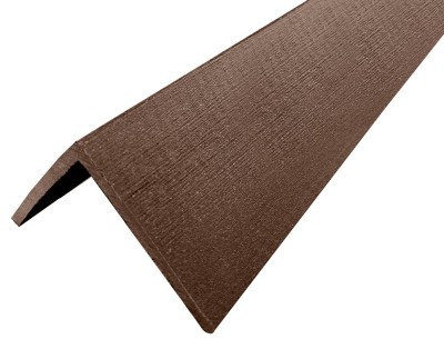 Уголок ДПК для сайдинга 70x70x3000мм Коричневый