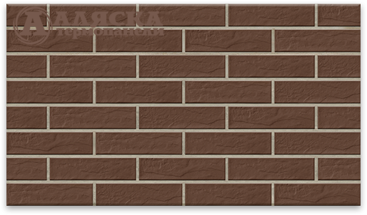 Фасадные Термопанели Аляска Braun Rustic купить в Иркутске
