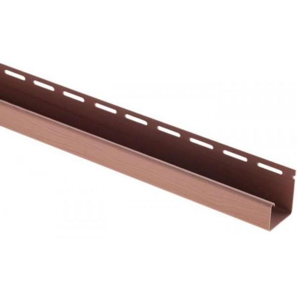 J-профиль Люкс Крашенный, T-15, ВН, Красно-коричневый купить в Иркутске