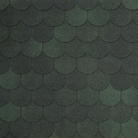 Гибкая черепица Tegola ASSISI verde 473 купить в Иркутске