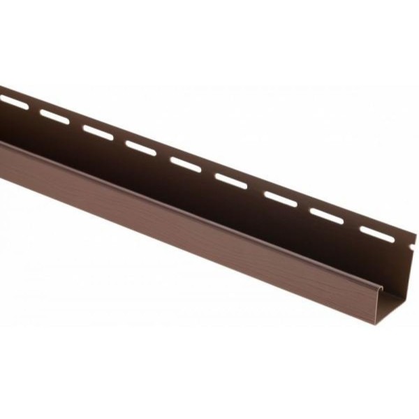J-профиль Люкс Крашенный, T-15, ВН, Тёмный Орех купить в Иркутске
