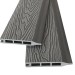 Заборная панель шип-паз EasyDecking Wood-Х 146х20 Серый купить в Иркутске