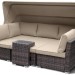 Диван-Трансформер AFINA плетеный из иск. ротанга AFM-320B Brown купить в Иркутске