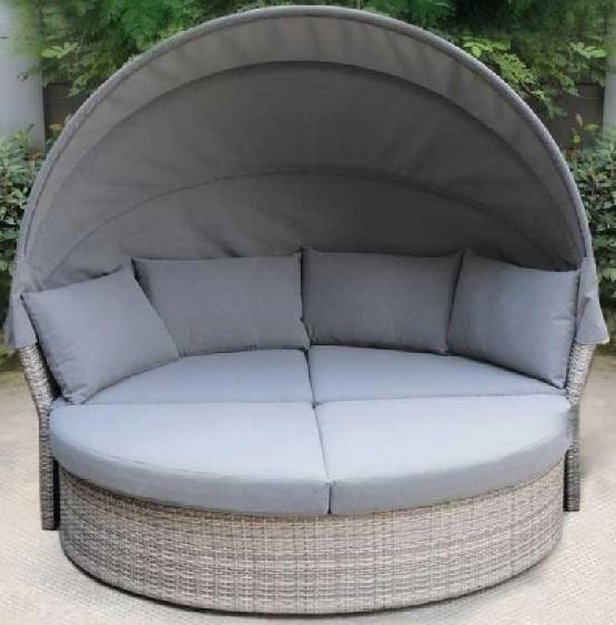 Диван-Трансформер AFINA плетеный из иск. ротанга AFM-325G Grey купить в Иркутске