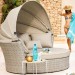 Диван-Трансформер AFINA плетеный из иск. ротанга AFM-325 Beige купить в Иркутске