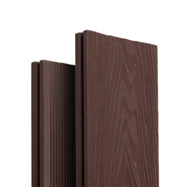 Террасная доска Ecodecking Экстра 3D полнотелая Графит купить в Иркутске