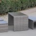 Диван-Трансформер AFINA плетеный из иск. ротанга S330G-W78 Grey купить в Иркутске