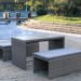 Диван-Трансформер AFINA плетеный из иск. ротанга S330G-W78 Grey купить в Иркутске
