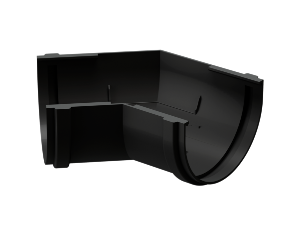 Угол желоба универсал 135˚ Docke Premium ПВХ - Карбон купить в Иркутске