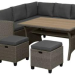 Комплект мебели AFINA плетеной из иск. ротанга AFM-307G-Grey купить в Иркутске