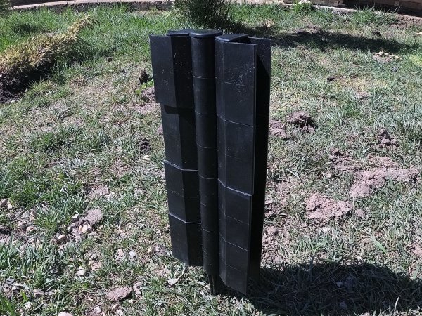 Угловой элемент поворотный, пластиковый от 60° до 300° для доски 300х30 мм из ДПК чёрный Holzhof купить в Иркутске