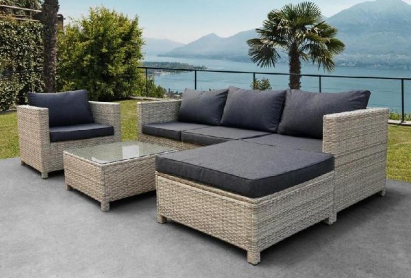 Комплект мебели AFINA плетеной из иск. ротанга YR821G Grey/Grey купить в Иркутске