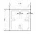 Столб SEQUOIA Evolution 3D WOOD GRAY купить в Иркутске