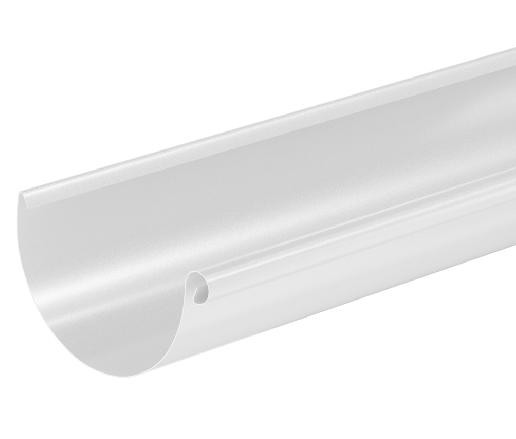 Водосток Aquasistem, система 125x90 - Водосточный желоб 3.00м RAL 9003 Белый купить в Иркутске