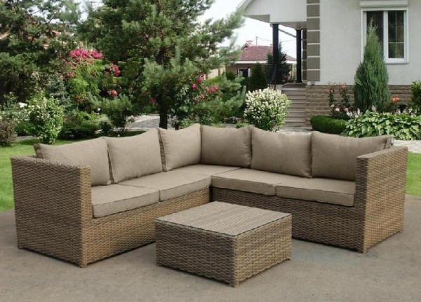 Комплект мебели AFINA плетеной из иск. ротанга YR825B Beige купить в Иркутске