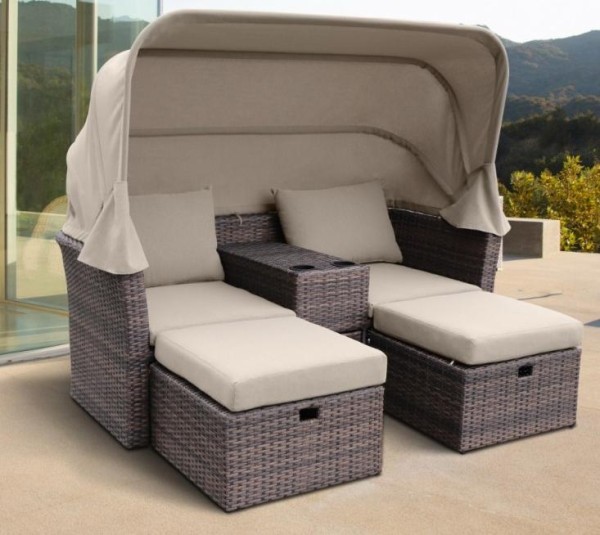 Комплект мебели AFINA плетеной из иск. ротанга AFM-330B Brown купить в Иркутске