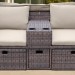Комплект мебели AFINA плетеной из иск. ротанга AFM-330B Brown купить в Иркутске