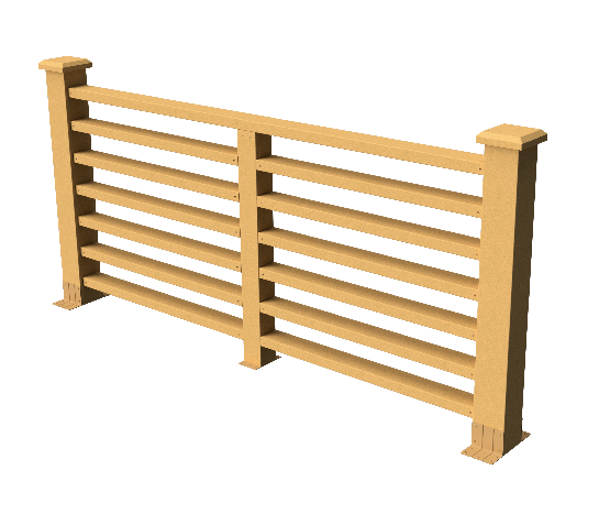 Ограждения декоративное ДПК GRINDERDECO Марсело песчаник купить в Иркутске