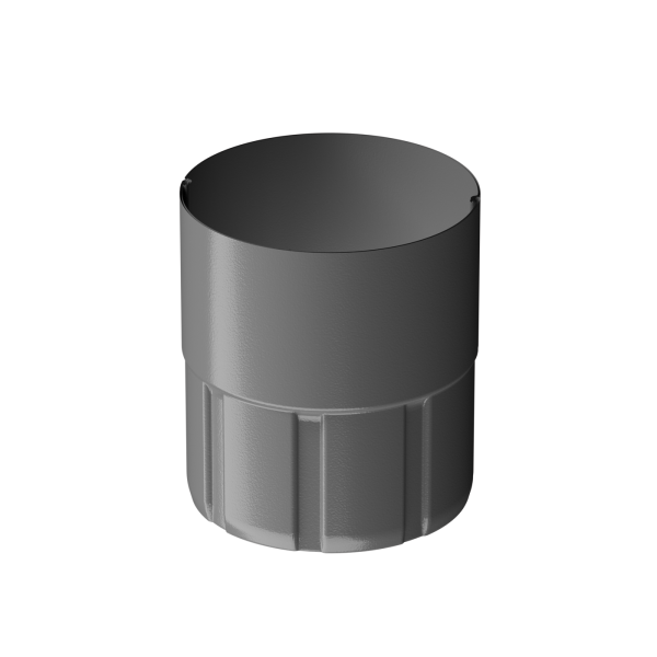 Муфта соединительная для водостока Döcke STAL PREMIUM, Графит купить в Иркутске