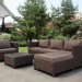 Комплект мебели AFINA плетеной из иск. ротанга YR821A Brown/Beige купить в Иркутске