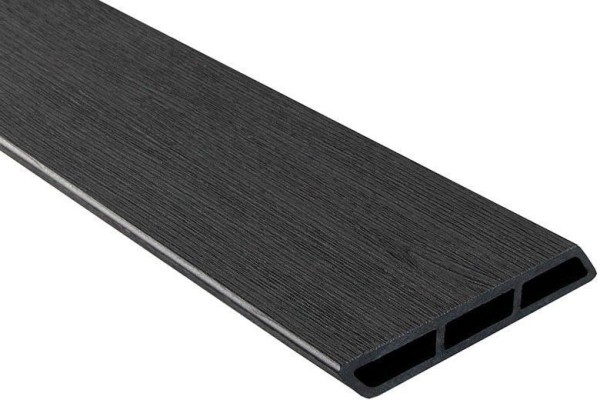 Доска Ромбус 3D ДПК Outdoor STORM BLACK черная купить в Иркутске