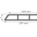 Доска Ромбус 3D ДПК Outdoor STORM GREY серая микс купить в Иркутске