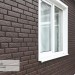 Фасадная панель Ю-Пласт Стоун Хаус Кирпич Коричневый купить в Иркутске