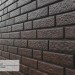 Фасадная панель Ю-Пласт Стоун Хаус Кирпич Коричневый купить в Иркутске