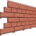 Фасадная панель Доломит Кирпич Славянка Красный купить в Иркутске