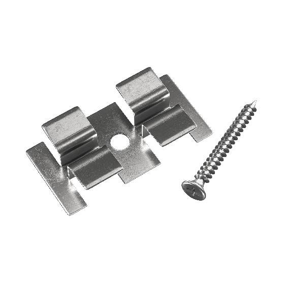 Клипса с саморезом, Grinder шовный монтаж 5 mm купить в Иркутске