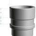 Муфта Docke Lux ПВХ Пломбир купить в Иркутске