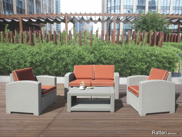 Уличные диваны и кресла коллекции Rattan Premium 4 купить в Иркутске