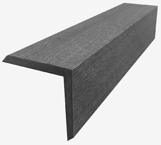 Декоративный угол 50×50 графит купить в Иркутске