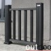 Ограждение из ДПК Outdoor Классик 3D STORM чёрный купить в Иркутске
