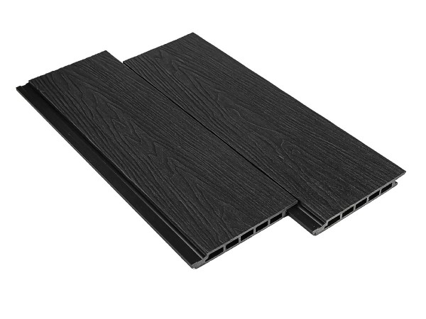 Фасадная панель из ДПК Deckart Vista 3D с текстурой дерева Графит купить в Иркутске