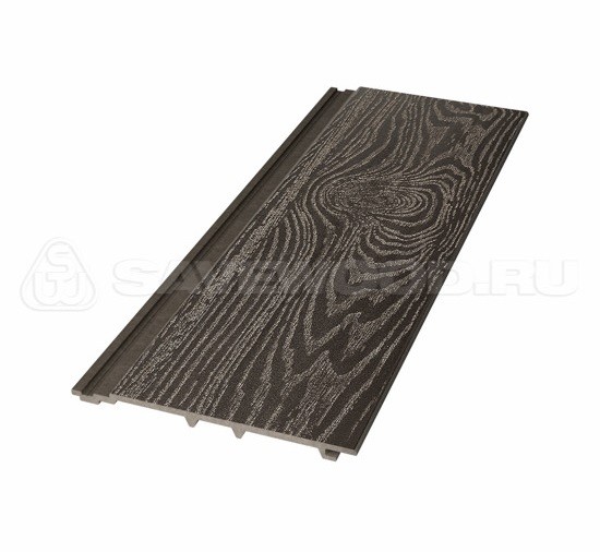 Сайдинг из дпк savewood sw-cedrus тангенциальный распил темно-коричневый купить в Иркутске