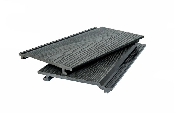 Фасадная доска 3D WOOD BRUSHING, чёрный купить в Иркутске