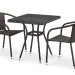 Комплект плетеной мебели AFINA из иск. ротанга T282BNT/Y137C-W53 Brown 2Pcs купить в Иркутске