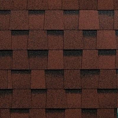 Двухслойная ламинированная черепица Shinglas, серия Фазенда – Красный купить в Иркутске